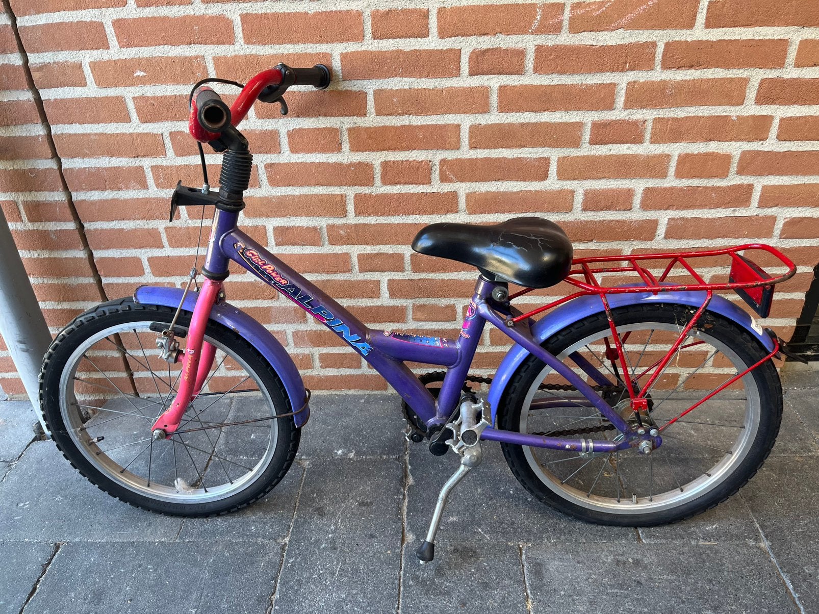 Kinderfiets 14inch, Ophalen, Gebruikt, Terugtraprem, Minder dan 16 inch