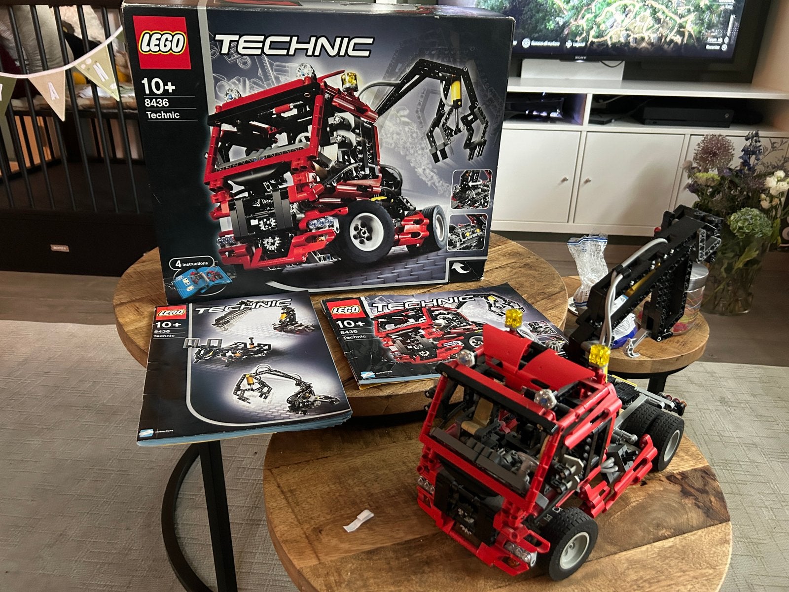 Lego Technic 8436 vrachtwagen, Compleet, Gebruikt, Lego, Ophalen of Verzenden
