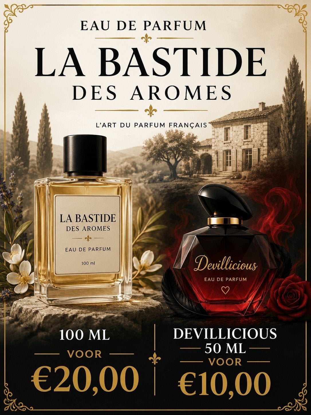 La Bastide des Arômes Parfum, Sieraden, Tassen en Uiterlijk, Uiterlijk | Parfum, Ophalen, Nieuw