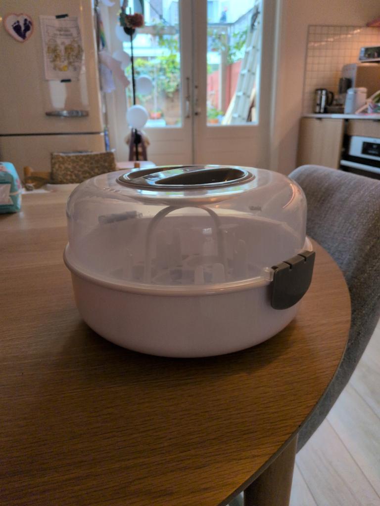 Magnetron Stoom Sterilisator voor Babyflessen, Ophalen, Gebruikt