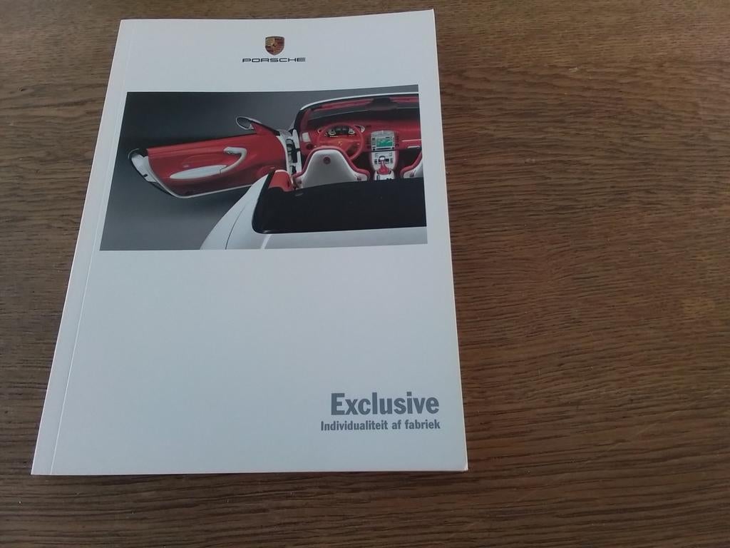 Folder Porsche Exclusive 2004, Ophalen of Verzenden, Porsche