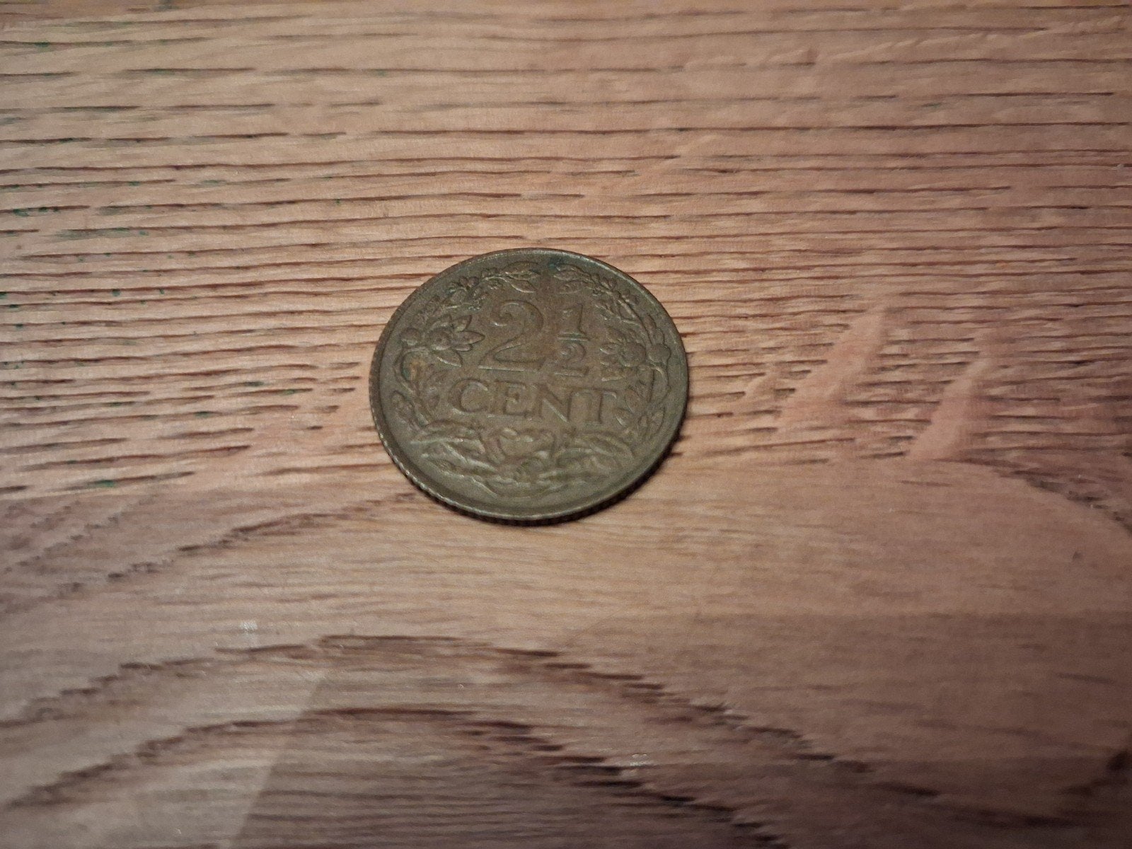 Zeldzame 2,5 cent munt uit 1941 - Koningin Wilhelmina, Ophalen of Verzenden, Koningin Wilhelmina, 2½ gulden, Losse munt