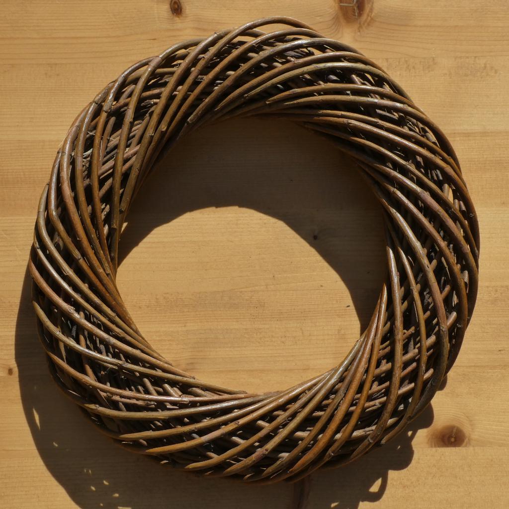 Rieten krans (25 cm), Ophalen