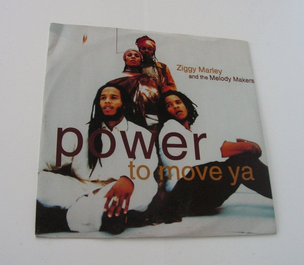 LP Ziggy Marley And The Melody Makers Power To Move Ya, LP, Gebruikt, Pop, Ophalen of Verzenden