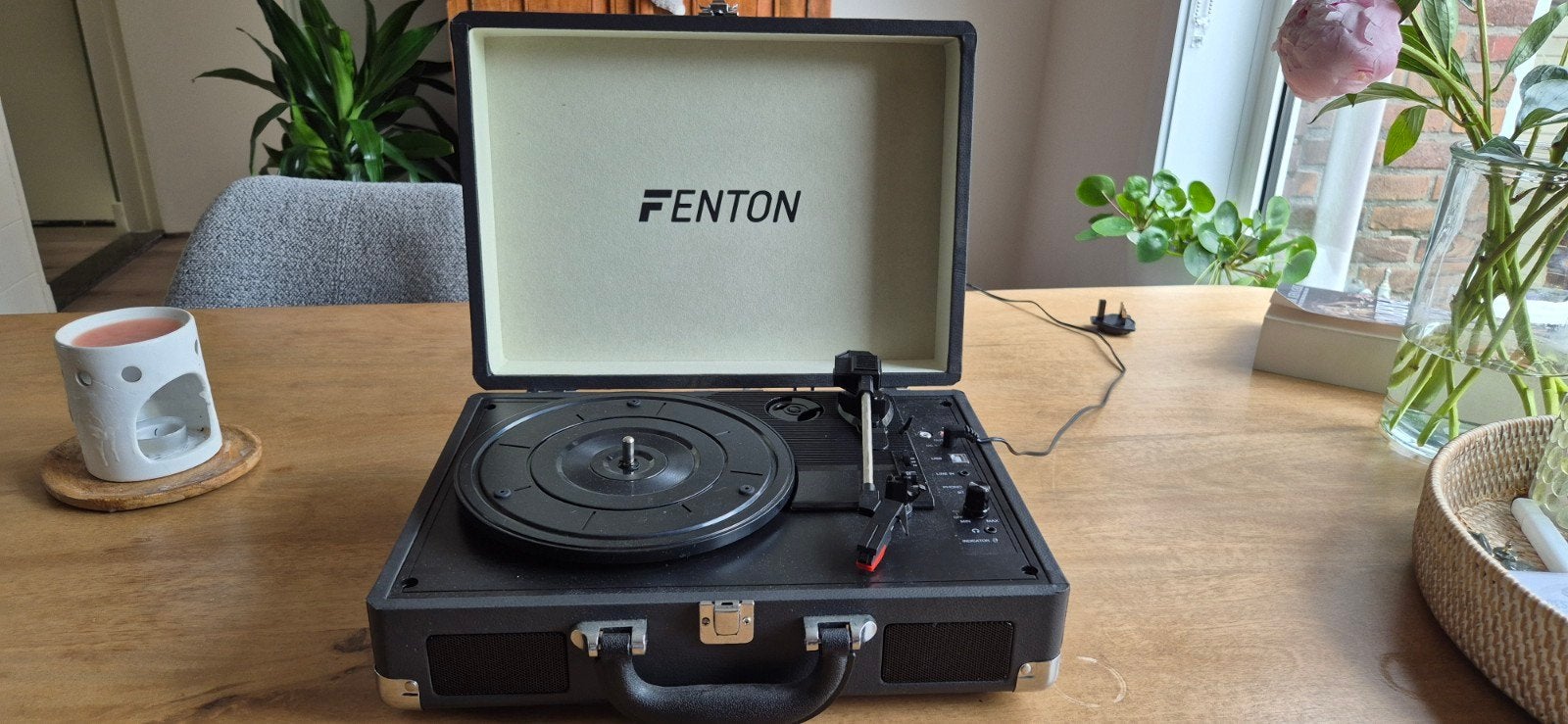 Fenton platenspeler, Audio, Tv en Foto, Platenspelers, Ophalen, Gebruikt, Platenspeler, Overige merken