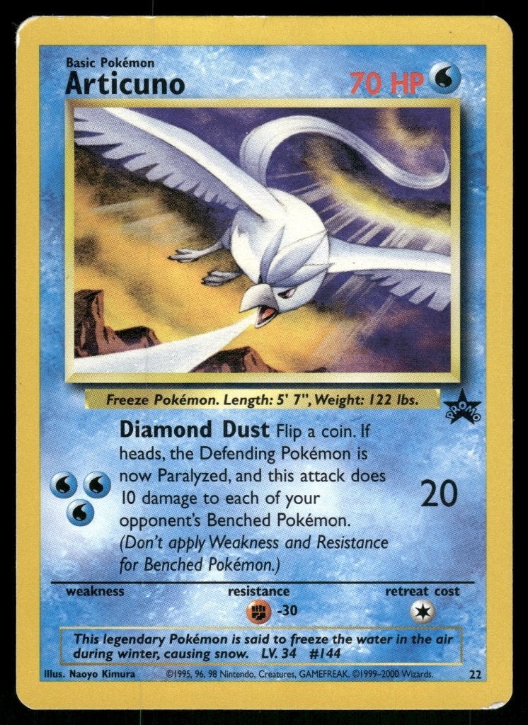 Articuno 22/53 - Wizards Black Star Promos (EX), Verzenden, Gebruikt