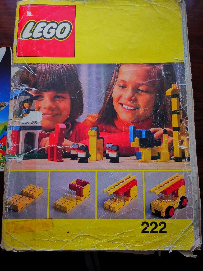 Originele LEGO Idee Boek 222 (1975) + LEGO Catalogus 1980, Ophalen of Verzenden, Gebruikt