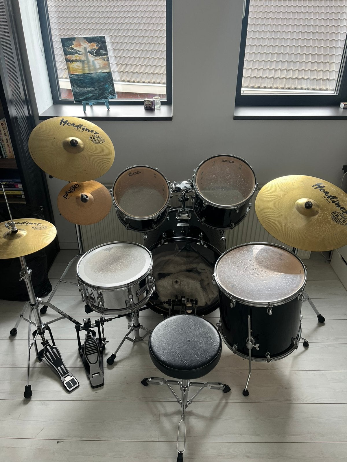 Acoustic Drums Drumstel Compleet, Muziek en Instrumenten, Ophalen, Zo goed als nieuw, Overige merken