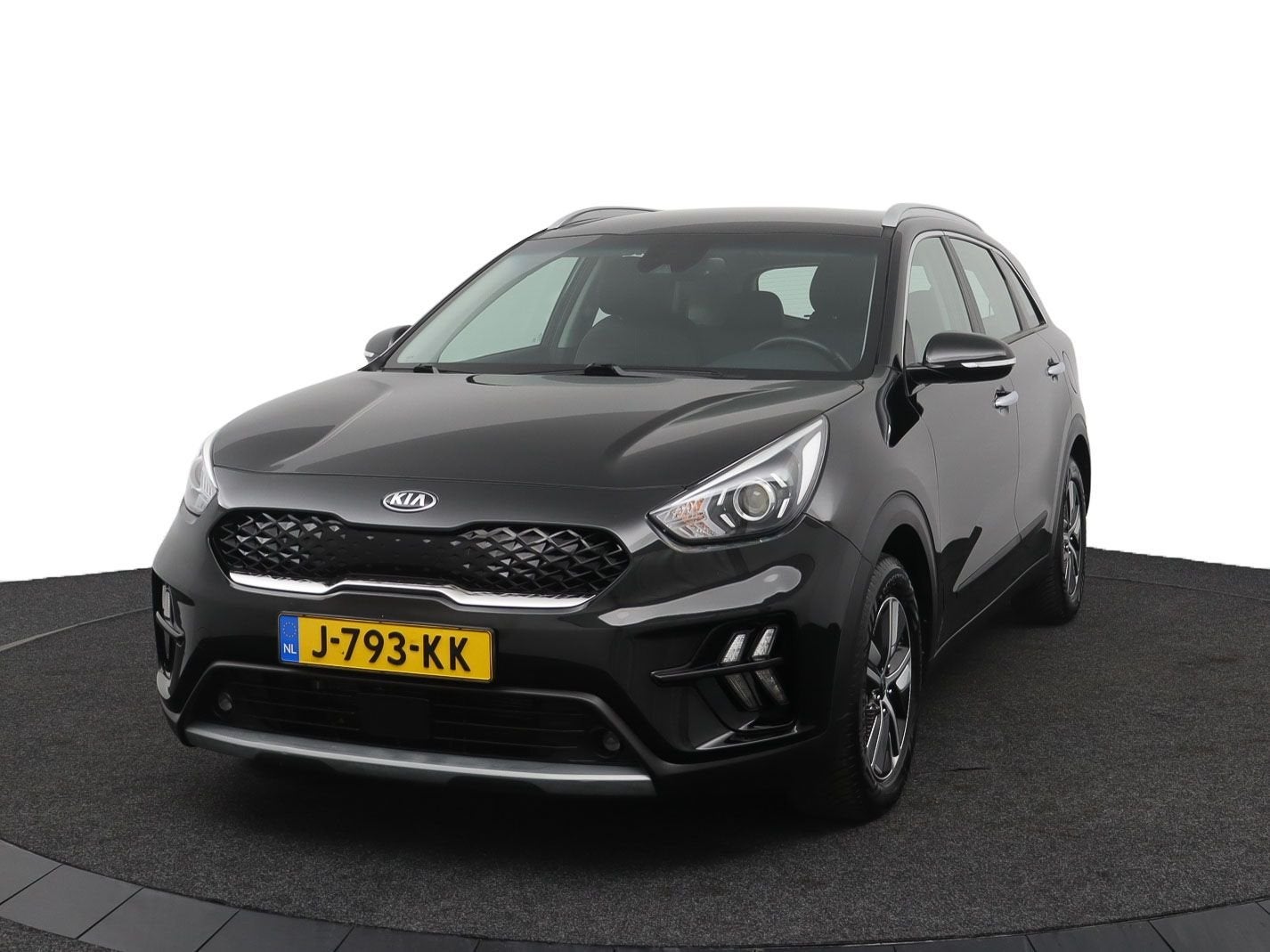 Kia Niro 1.6 GDi Hybrid DynamicLine - All Season Banden - Ac, 12 maanden, Gebruikt, Euro 6, Leder en Stof