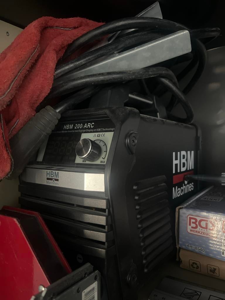 HBM 200 ARC Smart Welder Inverter met Digitaal Display, Ophalen of Verzenden, Gebruikt