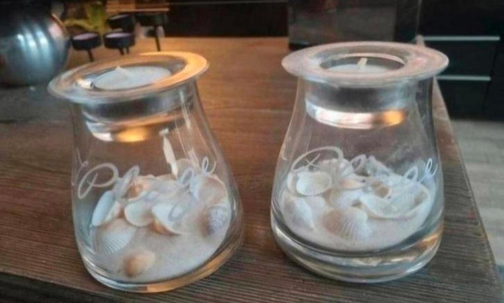 Riviera Maison La Plage Windlichten, Ophalen of Verzenden, Zo goed als nieuw, Overige materialen, Minder dan 25 cm