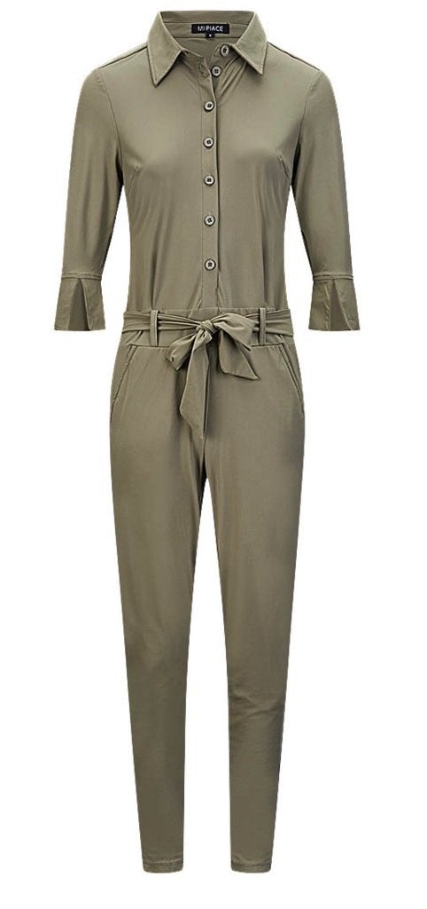 Mi Piace travel kwaliteit kaki jumpsuit nieuw maat XS, Kleding | Dames, Jumpsuits, MI PIACE, Nieuw, Ophalen of Verzenden, Maat 34 (XS) of kleiner
