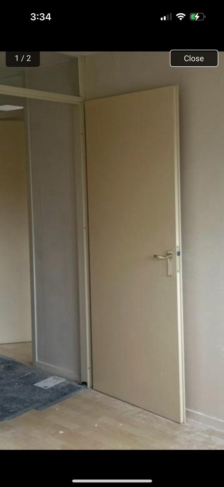 Twee  Gratis Binnen Deur, Doe-het-zelf en Verbouw, Deuren en Horren, Ophalen, Gebruikt, Hout, Binnendeur