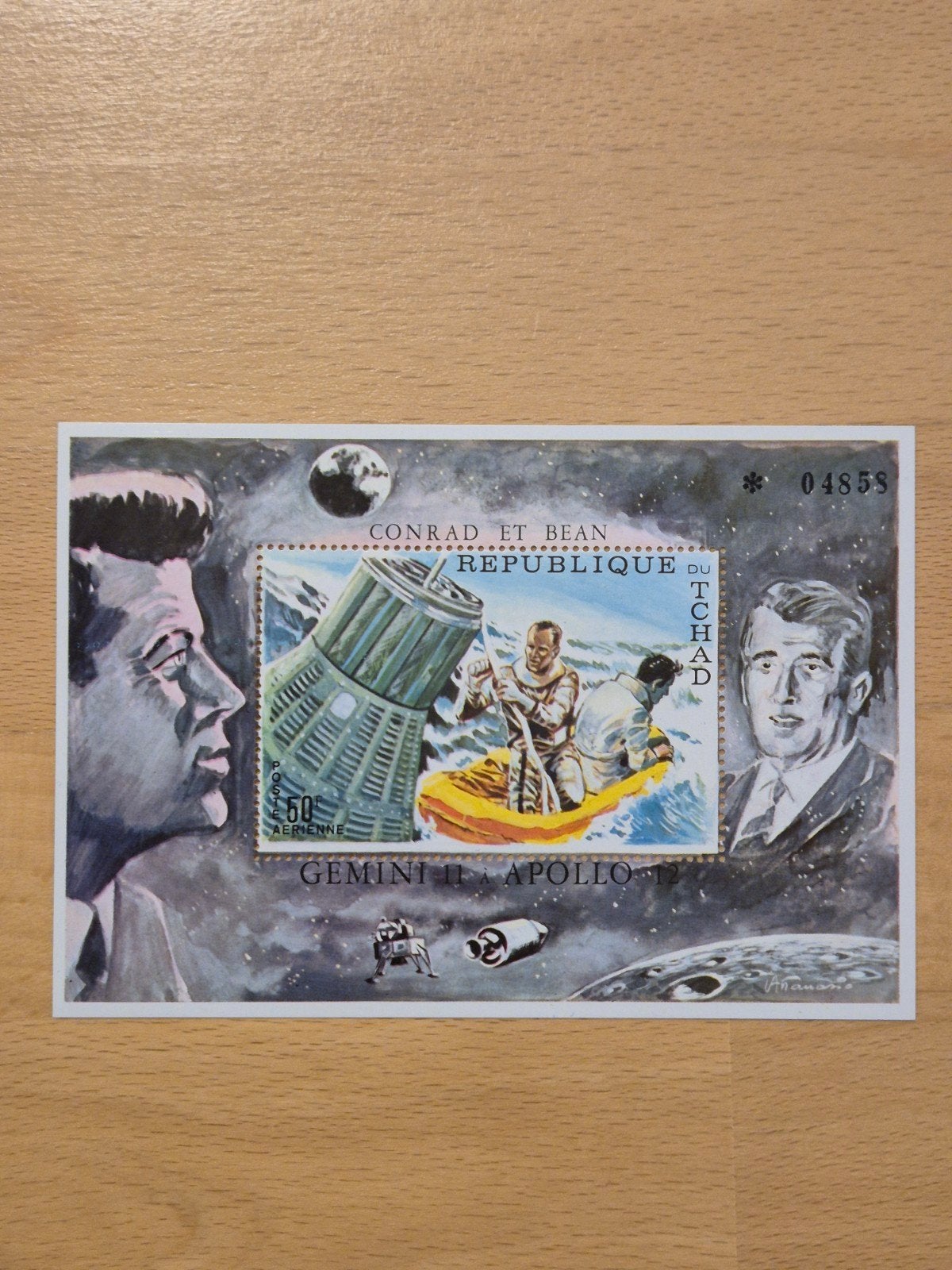 Tsjaad 1970 ruimtevaart, Postzegels en Munten, Ophalen of Verzenden, Overige landen, Postfris