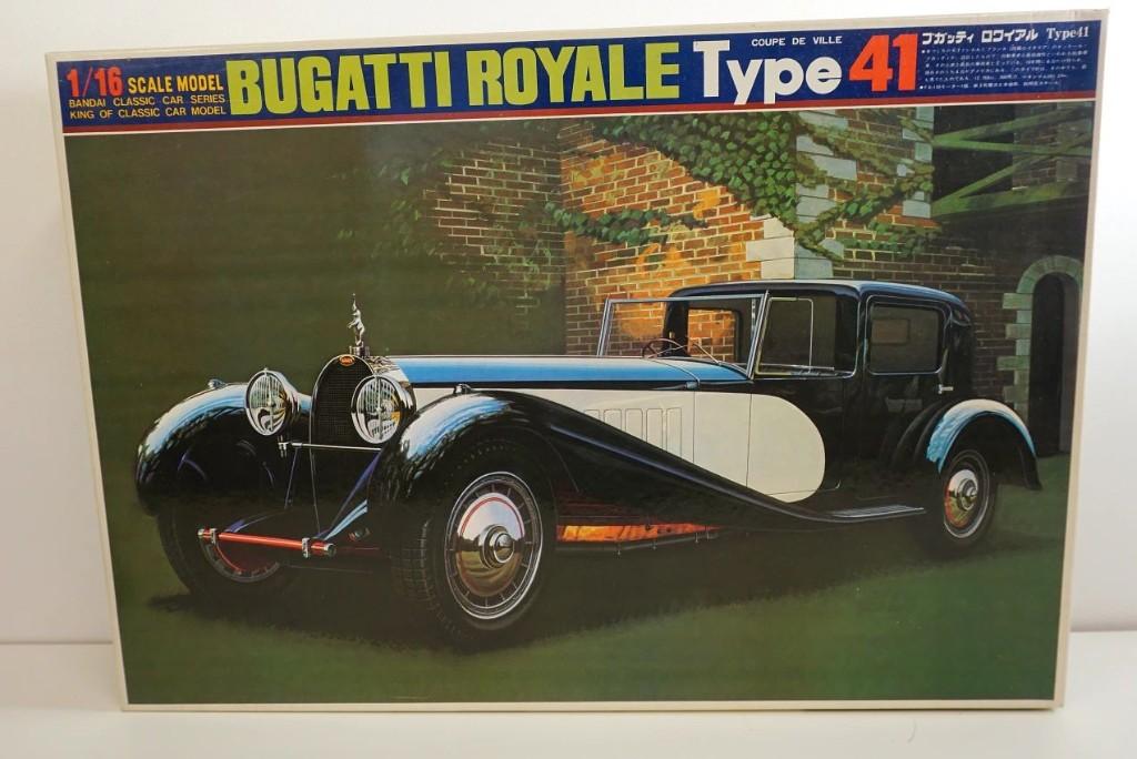 Bandai Bugatti Type 41 Coupe De Ville Royale 1:16 Bouwpakket, Overige merken, Auto, Groter dan 1:32, Nieuw