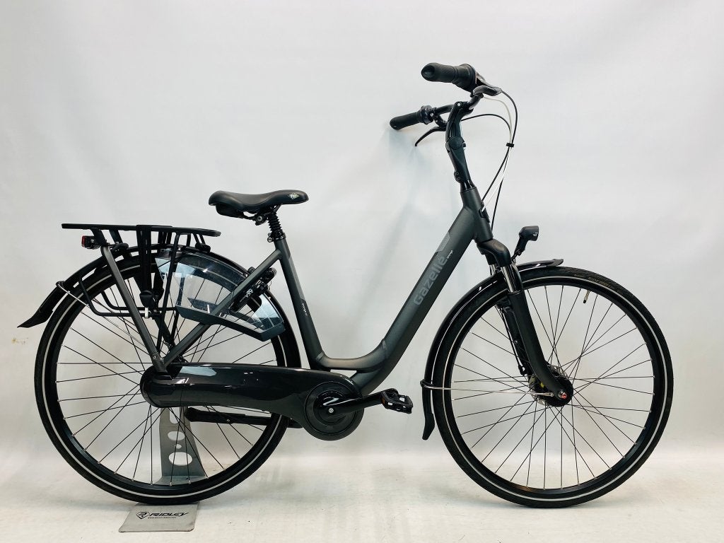 GAZELLE OrangeC7+ damesfiets S-49cm – Antraciet – DEMO
