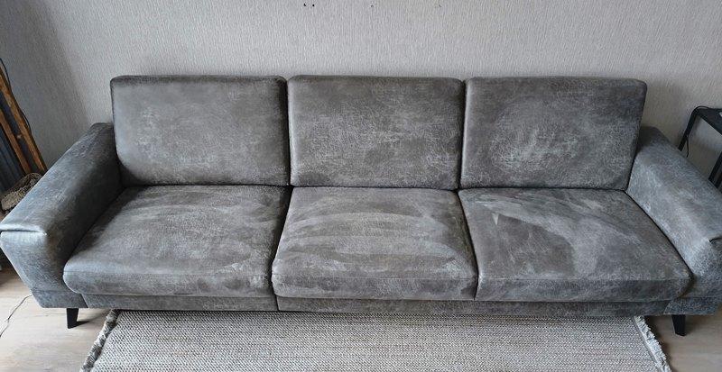 z.g.a.n. grote 4 zits bank (295cm) 3 jaar oud + vlekgarantie, Ophalen, 250 tot 300 cm, 75 tot 100 cm, Zo goed als nieuw