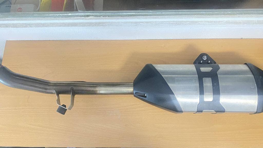 Triump Tiger 1200 XCx XRx uitlaatdemper, Ophalen, Gebruikt