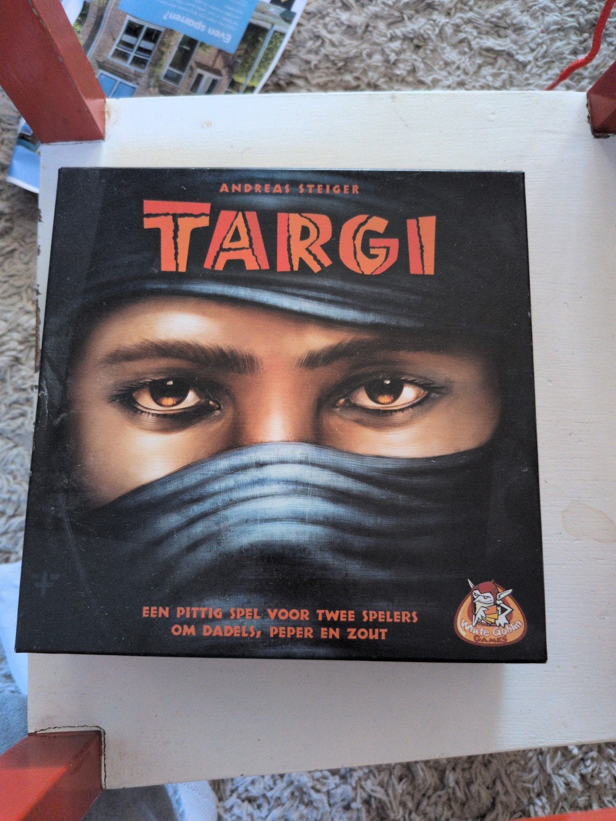 Targi bordspel - Strategisch spel voor twee spelers, Een of twee spelers, Ophalen of Verzenden, Gebruikt, White Goblin Games
