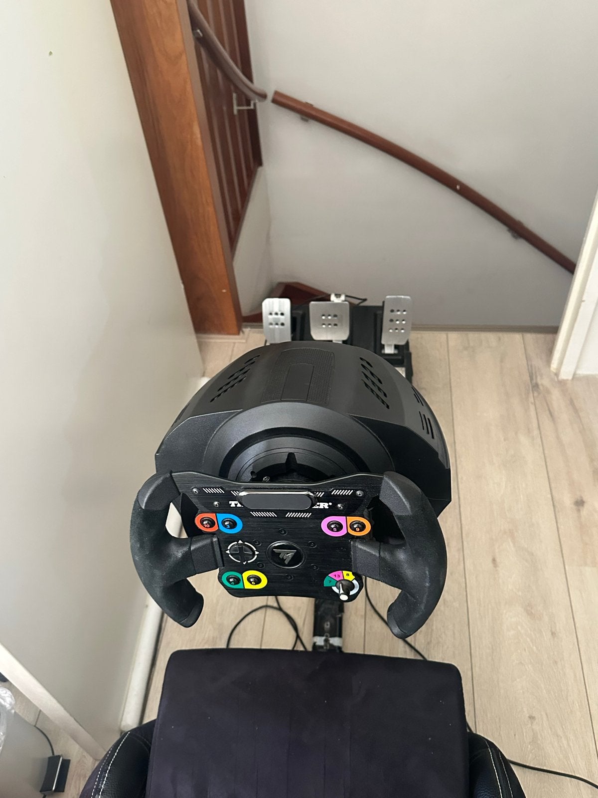 T300rs racestuur met Playseat en TLC-M pedalen, Ophalen of Verzenden, Overige merken, Zo goed als nieuw