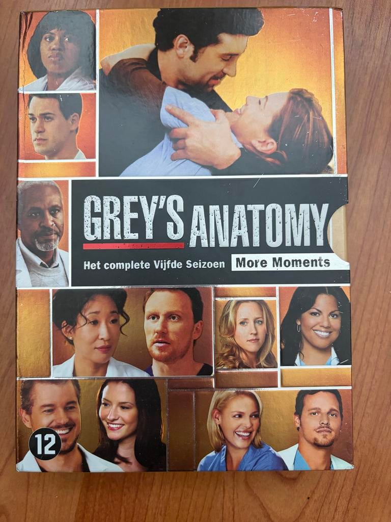 Grey's Anatomy Seizoen 5 DVD Box - Superstaat, Cd's en Dvd's, Ophalen of Verzenden, Zo goed als nieuw, Vanaf 12 jaar, Boxset
