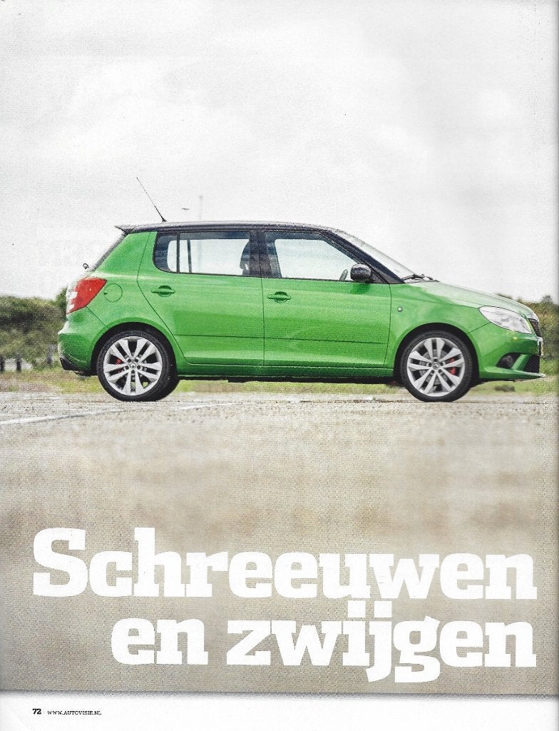 Autovisie test Abarth Punto Evo versus Skoda Fabia RS, Ophalen of Verzenden, Gelezen, Overige merken