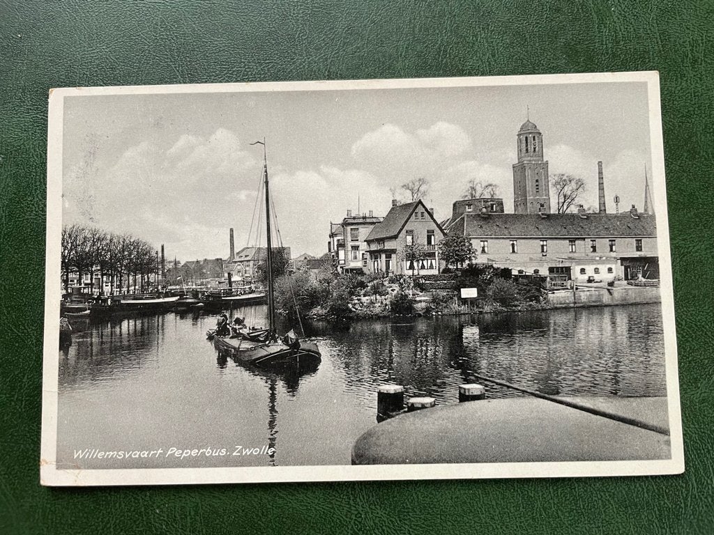 ansichtkaart / kaart van Zwolle , Willemsvaart, Peperbus., Verzenden, 1920 tot 1940, Overijssel