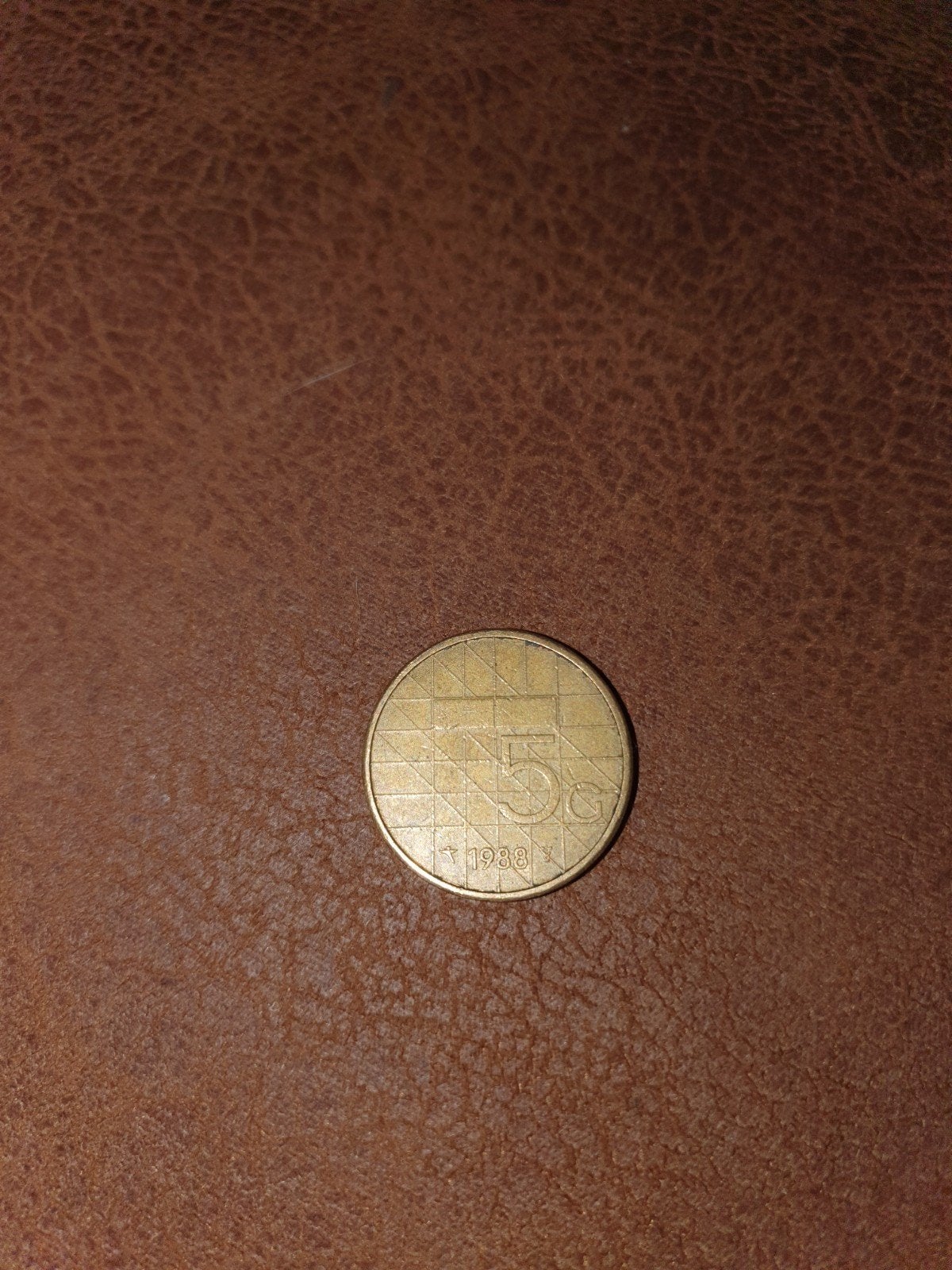 5 gulden munt 1988, Ophalen of Verzenden, Overige landen, Overige waardes, Losse munt