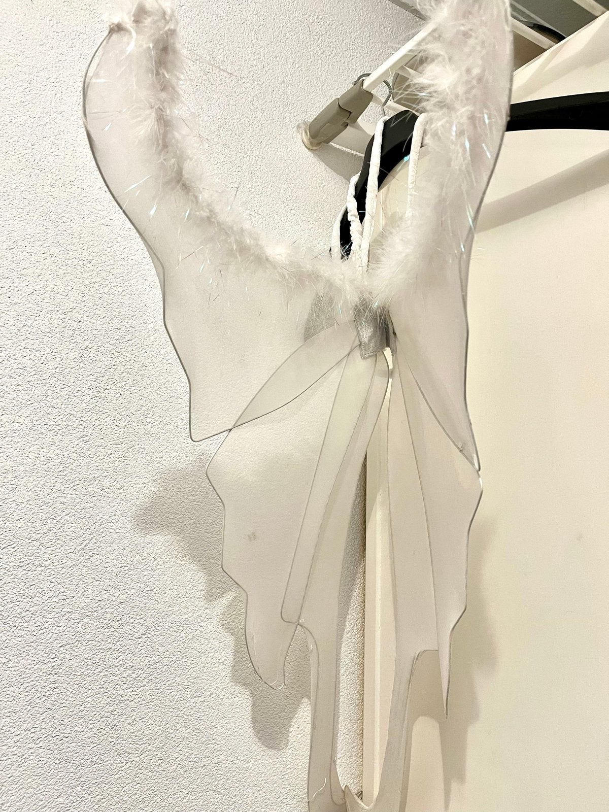 Witte vleugels voor verkleedfeest, Ophalen, Gedragen, Carnaval, Accessoires