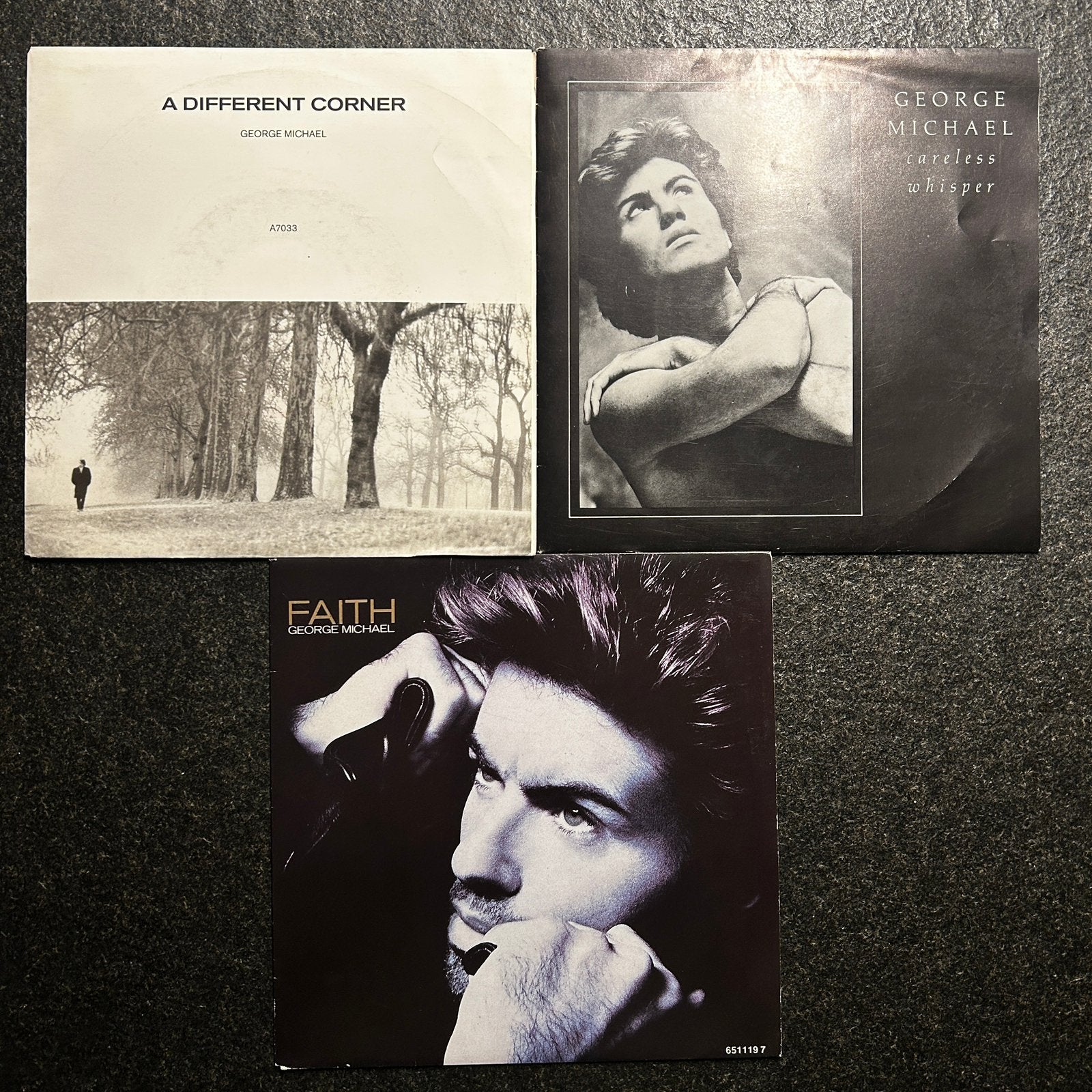 George Michael - 3 Singles, 7”. Als geheel of los te koop, Cd's en Dvd's, Ophalen of Verzenden, Gebruikt