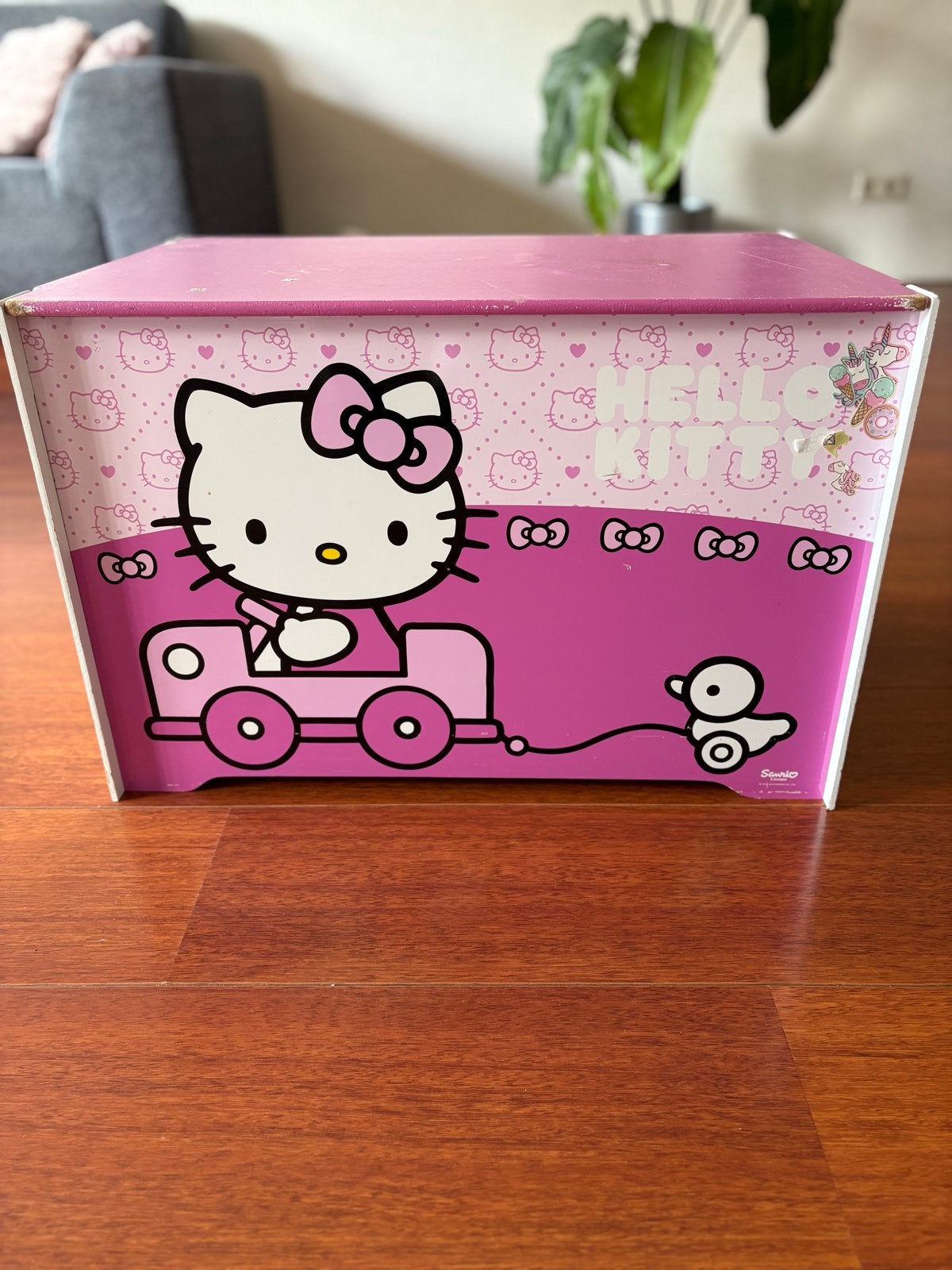 Hello Kitty Opbergbox - Roze Speelgoedkist, Ophalen, Gebruikt, Meisje