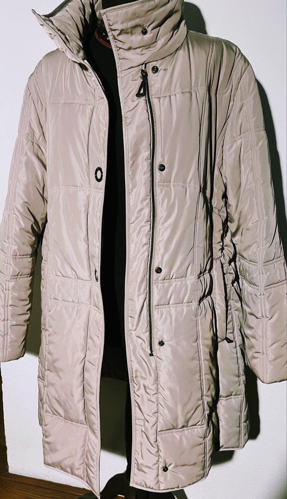Gil Bret luxe lichtgrijze gewatteerde damesjas XL WP220€, Maat 46/48 (XL) of groter, Nieuw, Ophalen of Verzenden, Gil Bret
