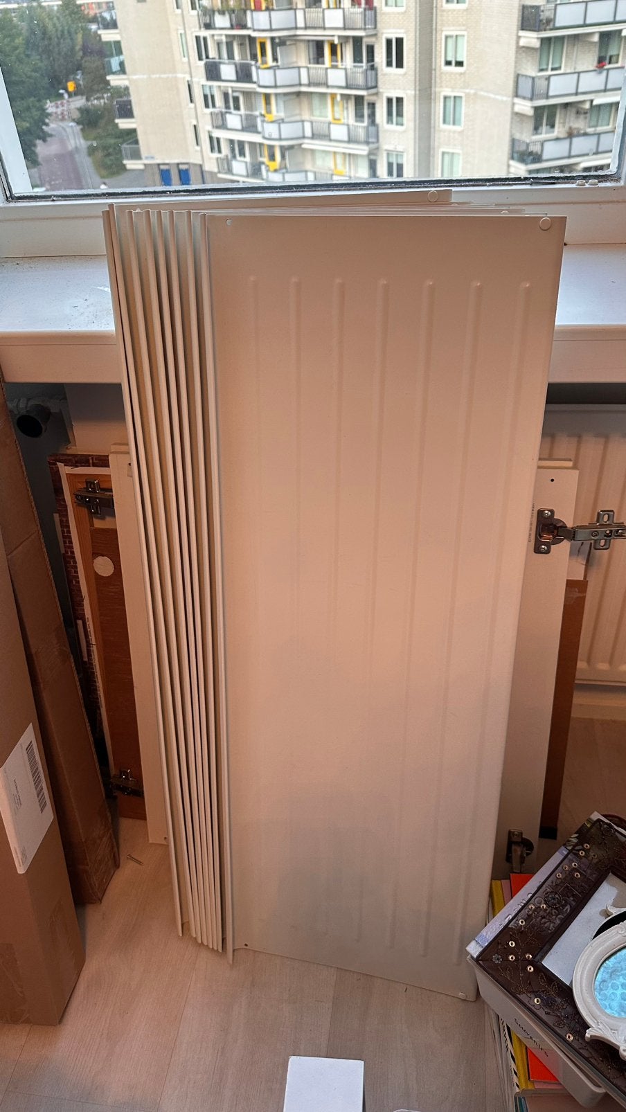 8x Ikea Komplement schoenenplank wit, Ophalen, Kunststof, 50 tot 100 cm, Zo goed als nieuw