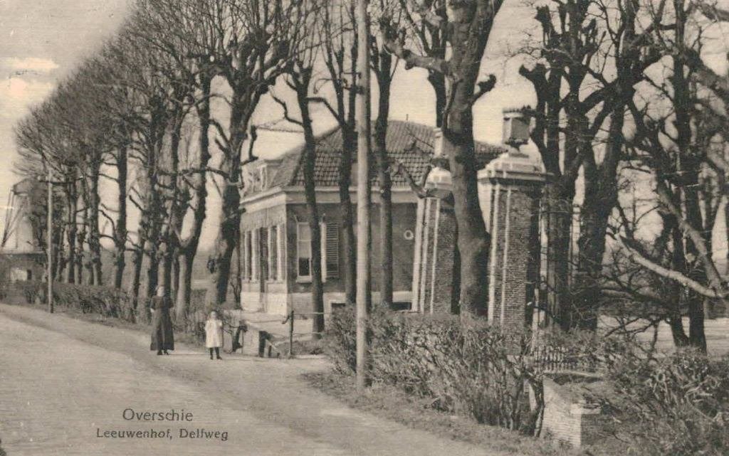 ROTTERDAM  Overschie Leeuwenhof, Delftweg -, Ophalen of Verzenden, Voor 1920, Gelopen, Zuid-Holland