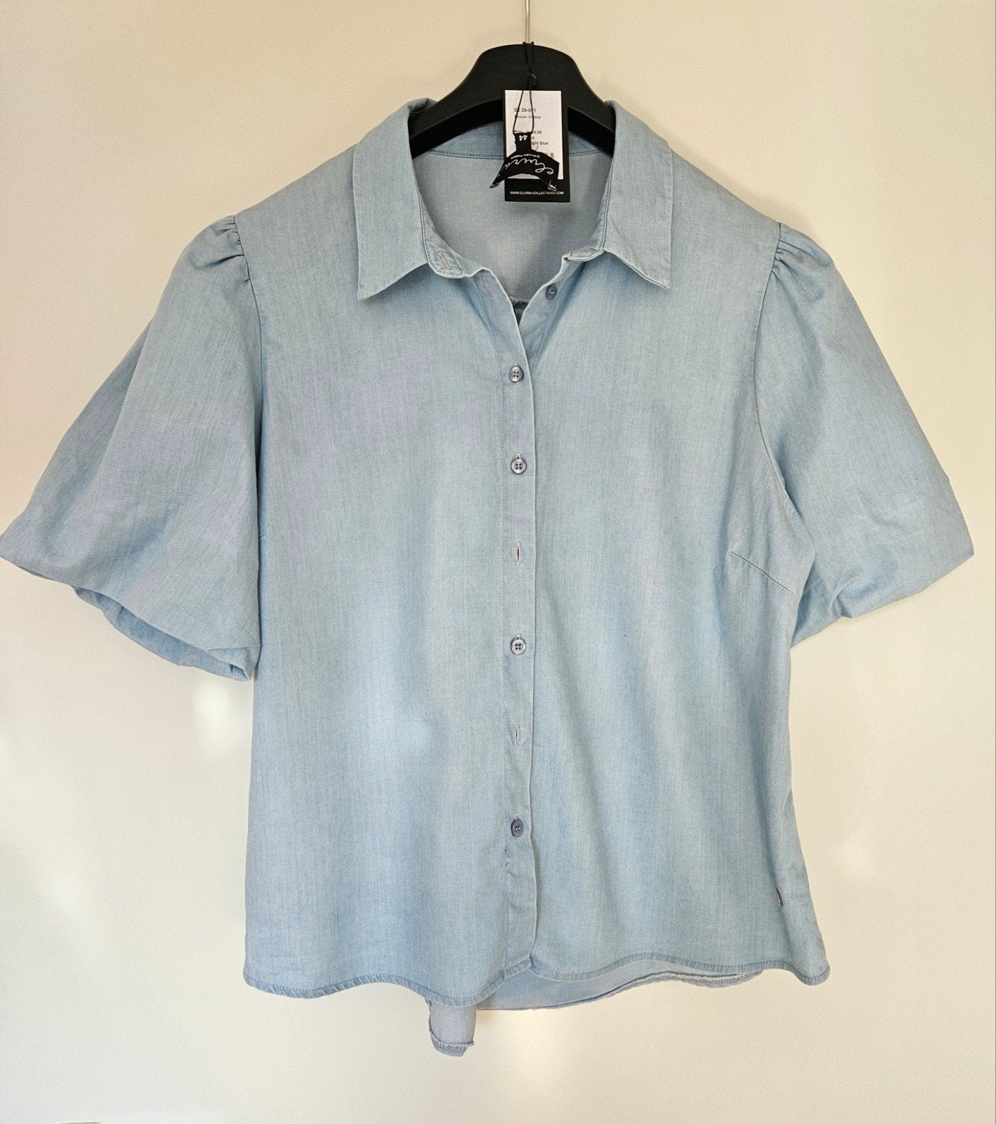 Elvira Collections Blouse Saskia Lichtblauw Maat 44, Maat 42/44 (L), Nieuw, Elvira Collections, Verzenden