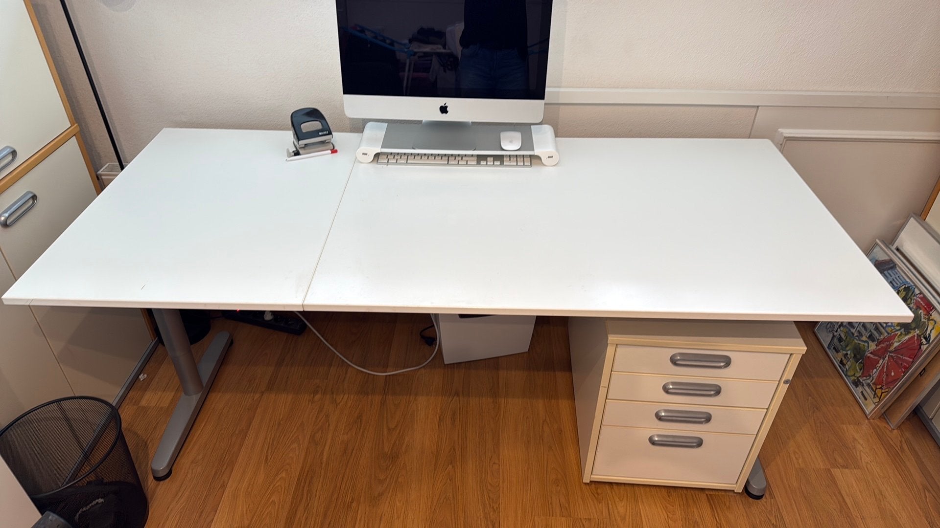 Ikea bureau 80x180, Ophalen, Gebruikt, 180 cm, IKEA