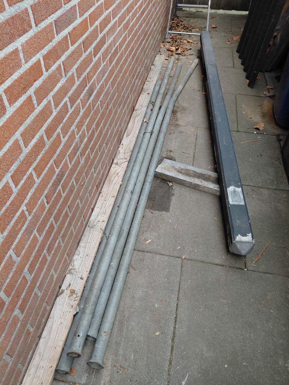 steigerbuis steiger pijp 300cm, Doe-het-zelf en Verbouw, Ophalen of Verzenden, Gebruikt, IJzer