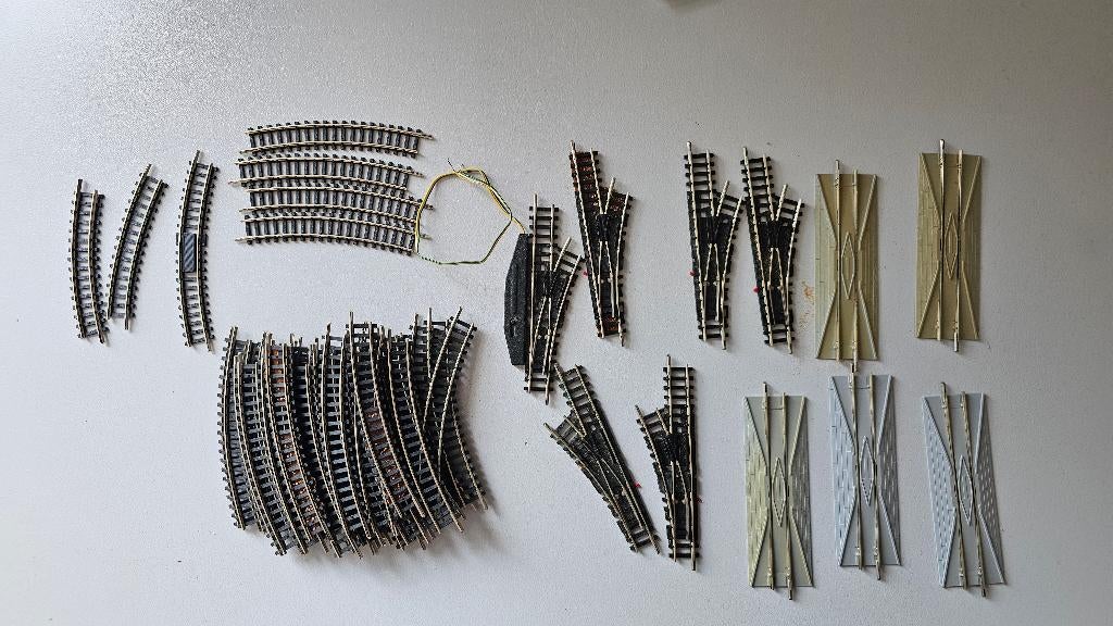 Minitrix Rails, Gebruikt, Gelijkstroom, Trix, Rails
