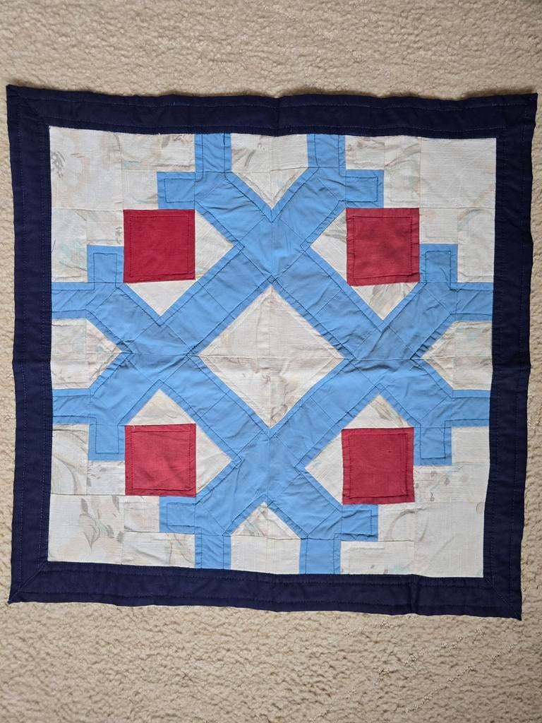 Mooi handgemaakt patchwork doek te koop, Ophalen of Verzenden