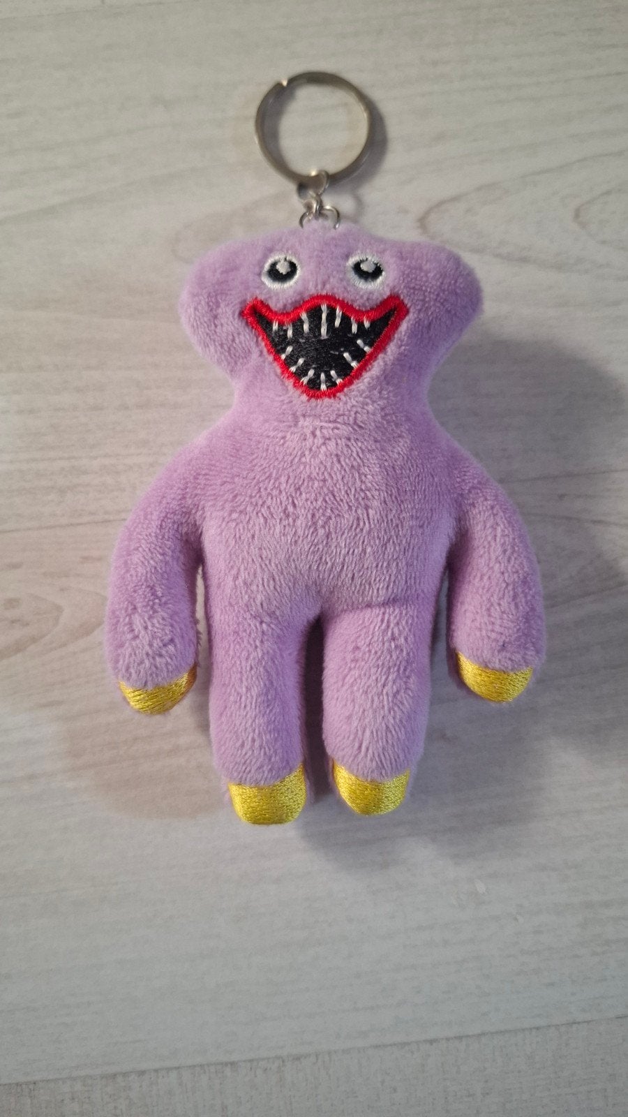Sleutelhanger Huggy Wuggy paars, Ophalen, Nieuw, Knuffel of Figuurtje