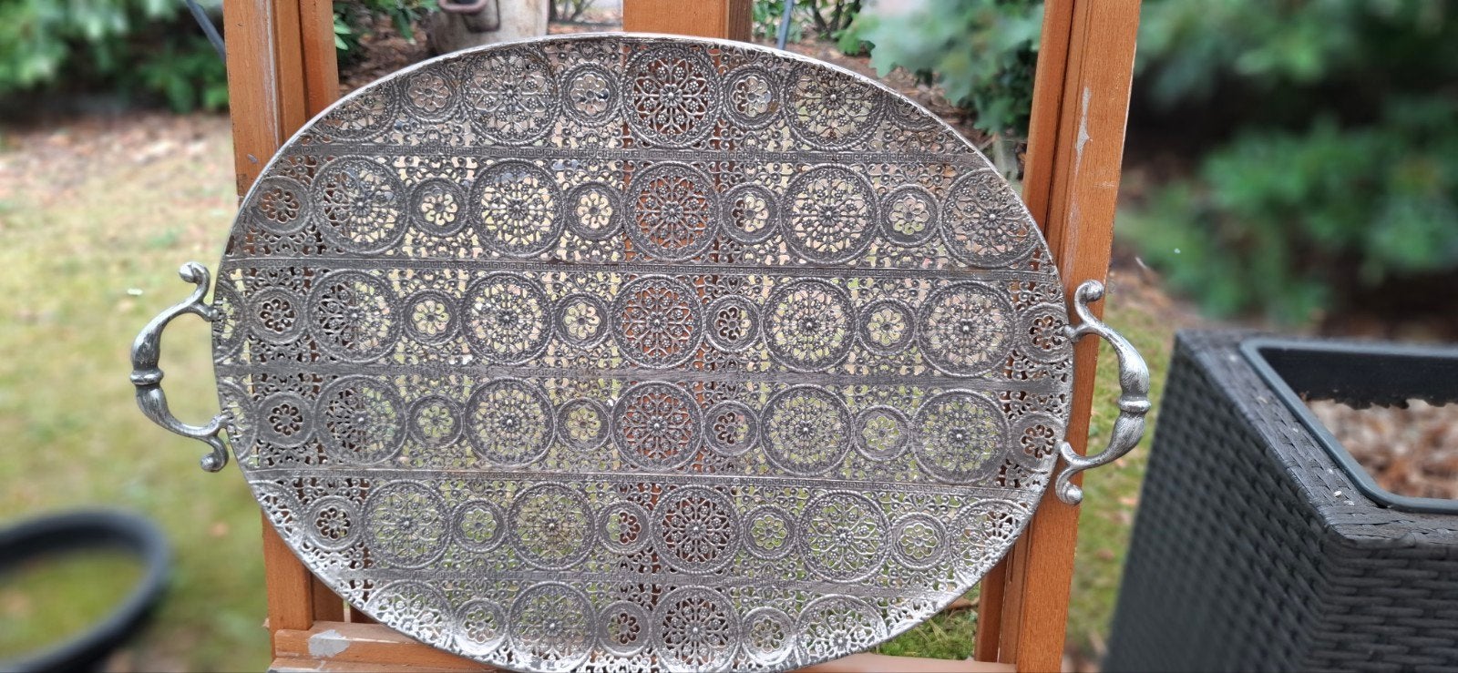 Decoratief dienblad met oosterse patronen, Ophalen