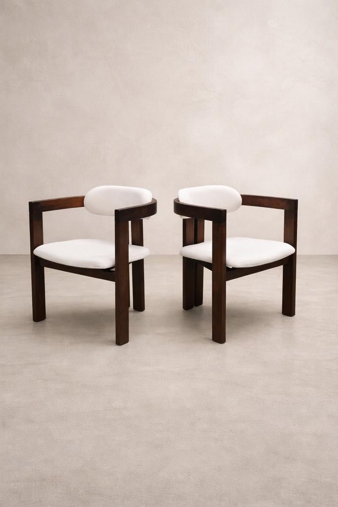 Aime Té Japandi Eetkamerstoel gestoffeerde zitting 3x, Minder dan 75 cm, Nieuw, Ophalen of Verzenden, 50 tot 75 cm