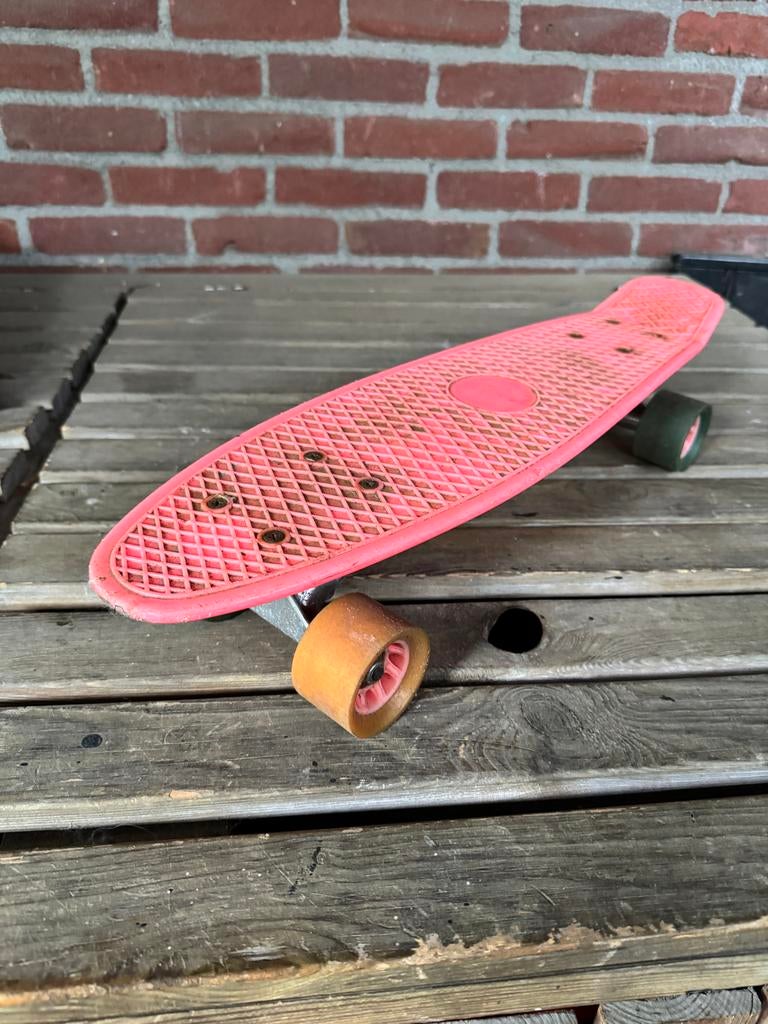 Roze skateboard, Ophalen of Verzenden, Gebruikt, Skateboard
