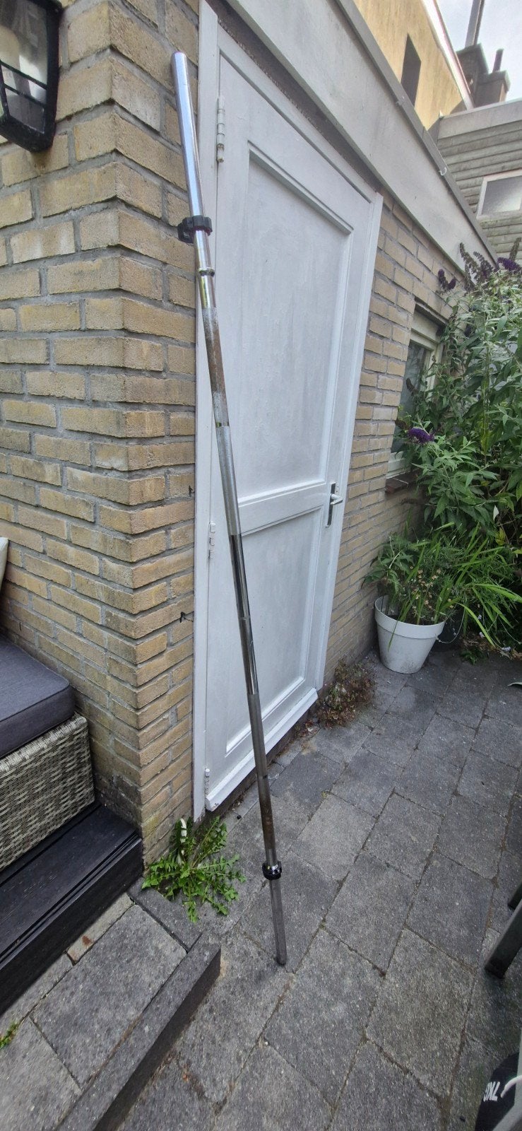 Halterstang, Sport en Fitness, Fitnessmaterialen, Ophalen of Verzenden, Gebruikt, Rug, Halterstangen
