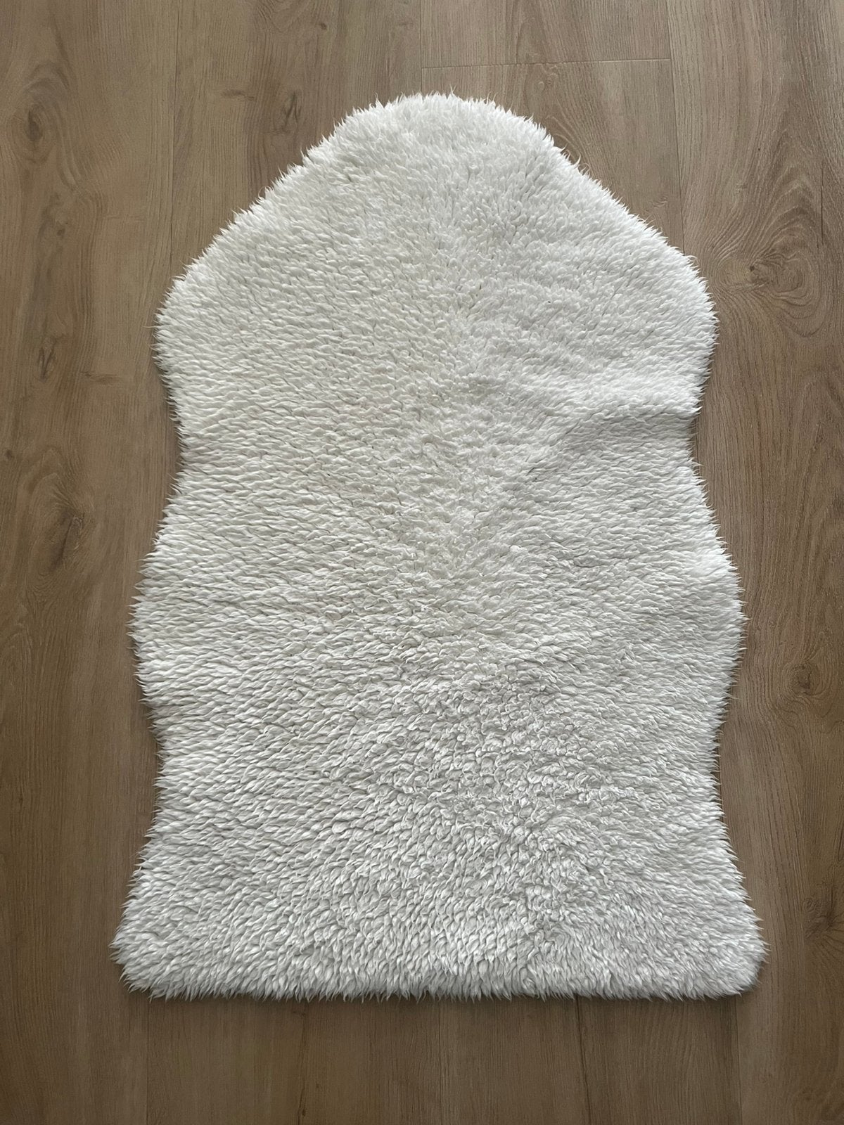 Ikea vloerkleed -  imitatie schapenvacht, Ophalen, 50 tot 100 cm, Wit, 50 tot 100 cm
