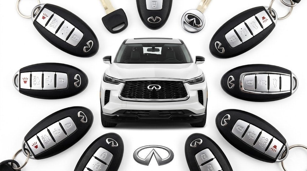 Infiniti  extra autosleutel nodig met inleren op je auto bel, Ophalen