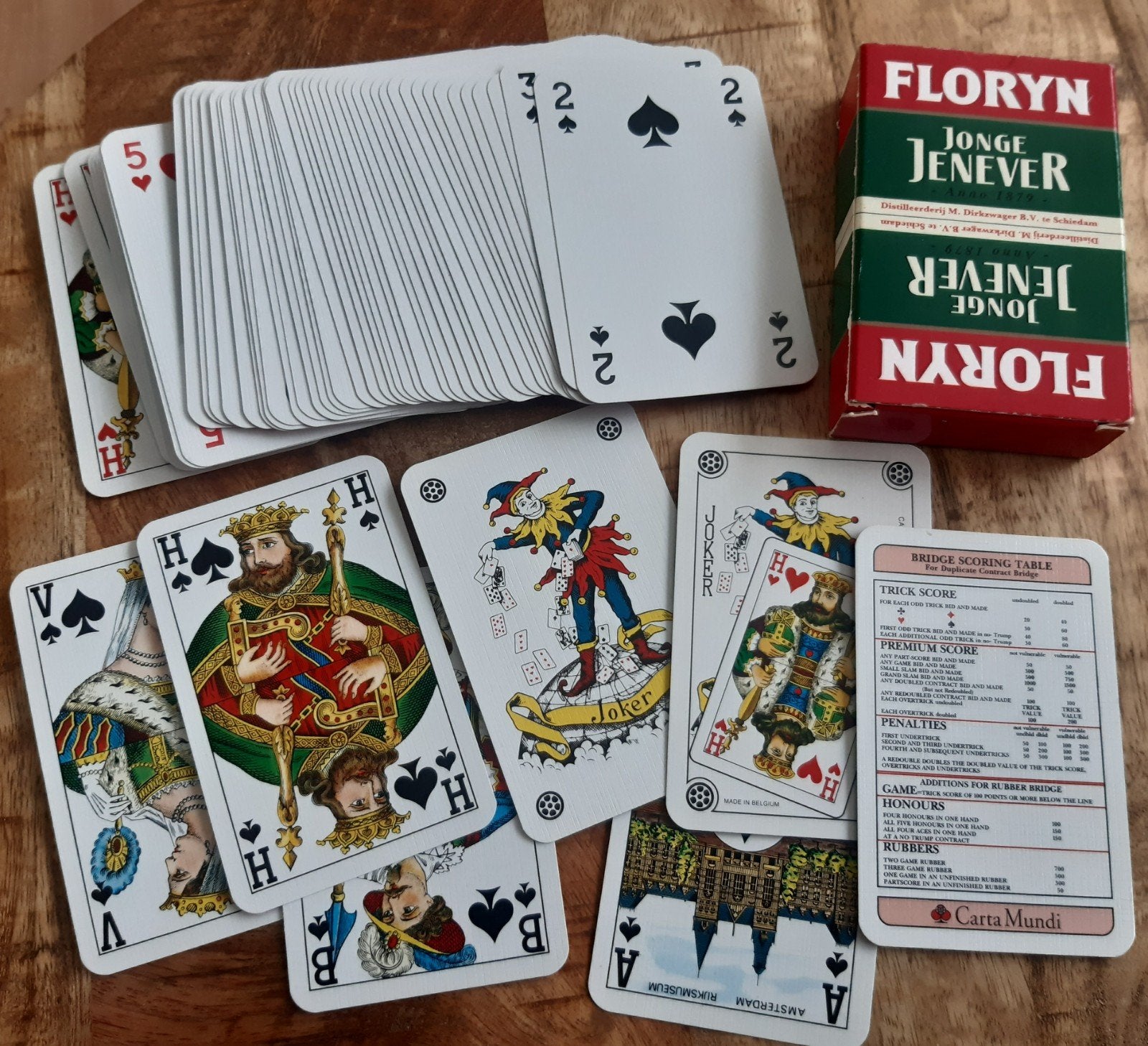Florijn Jonge Jenever Speelkaarten, Ophalen of Verzenden, Speelkaart(en)