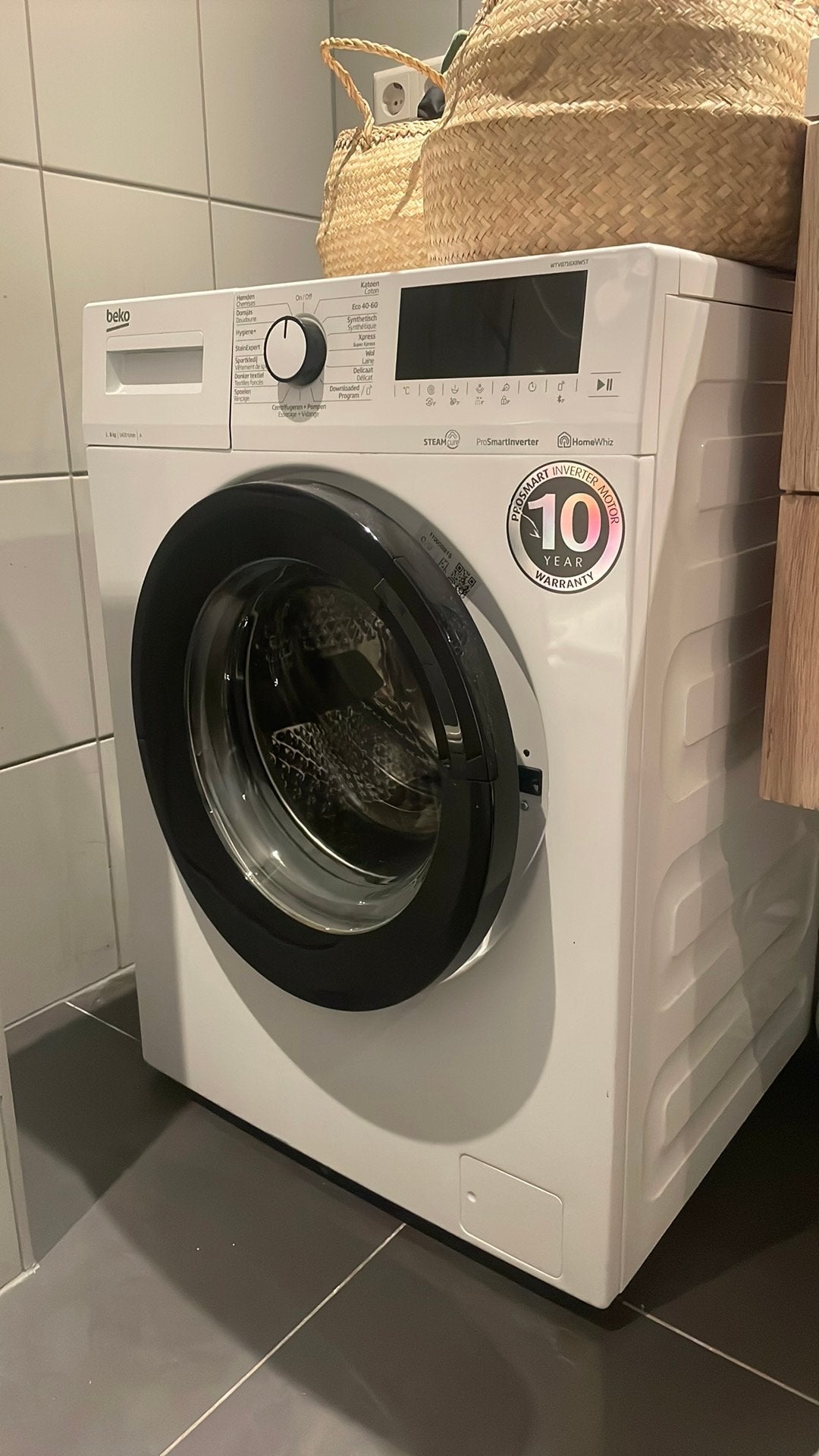 Gratis wasmachine - defect / ijzer, Ophalen, Niet werkend, 1200 tot 1600 toeren, 85 tot 90 cm