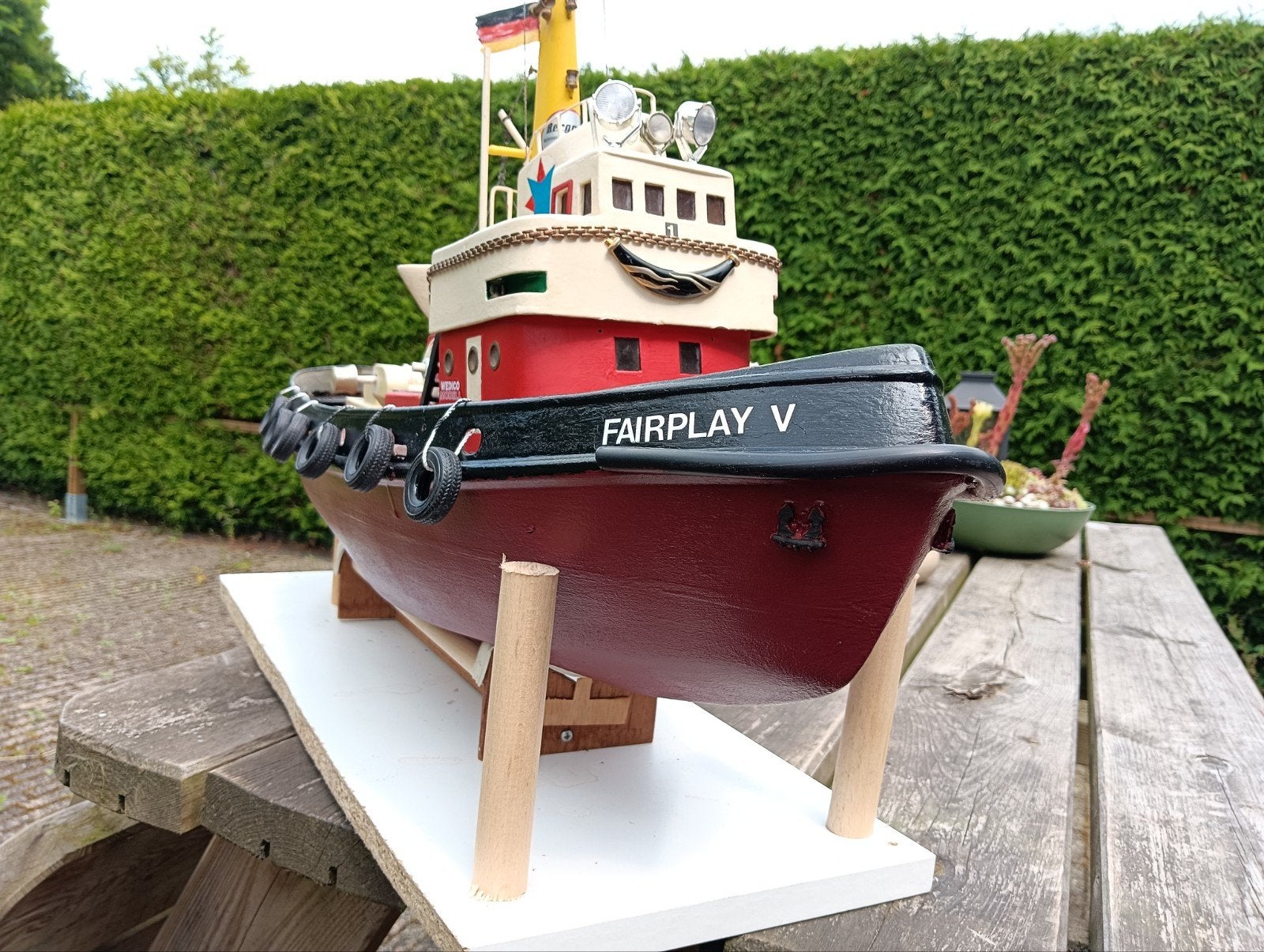 Fairplay sleepboot schuco., Ophalen