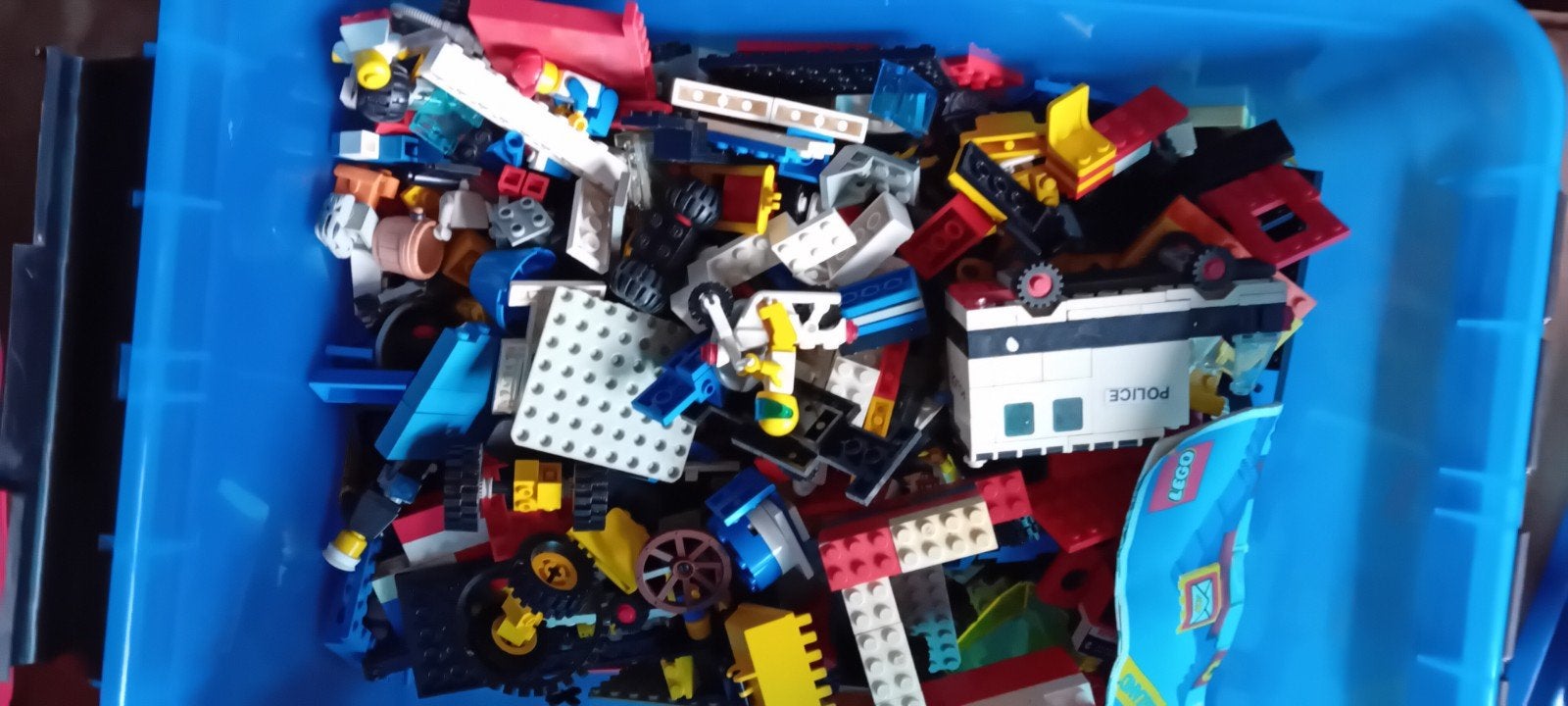 bak lego, Ophalen, Gebruikt